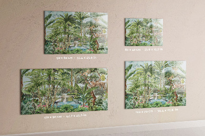 Tableau mural magnétique Nature jungle nature