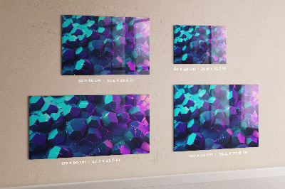 Tableau pour magnet figures géométriques