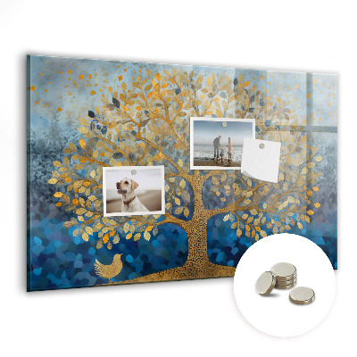 Tableau pour magnet Arbre abstrait