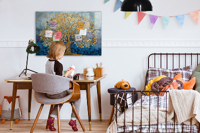 Tableau pour magnet Arbre abstrait