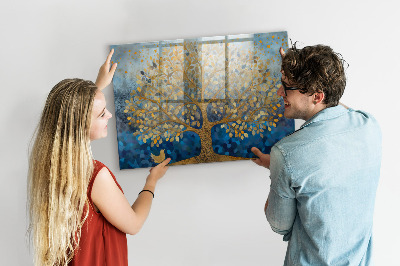 Tableau pour magnet Arbre abstrait