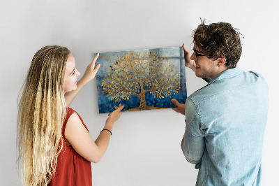 Tableau pour magnet Arbre abstrait