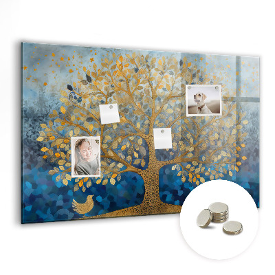 Tableau pour magnet Arbre abstrait