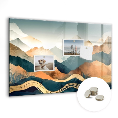 Tableau mural magnétique Paysage de montagne
