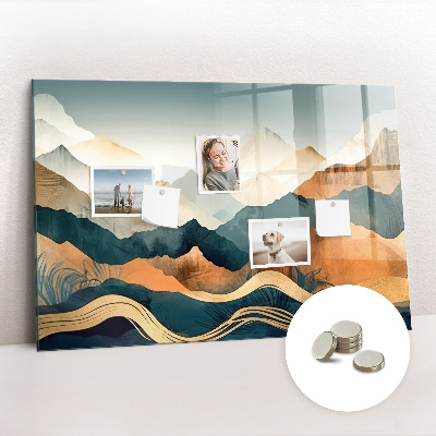 Tableau mural magnétique Paysage de montagne