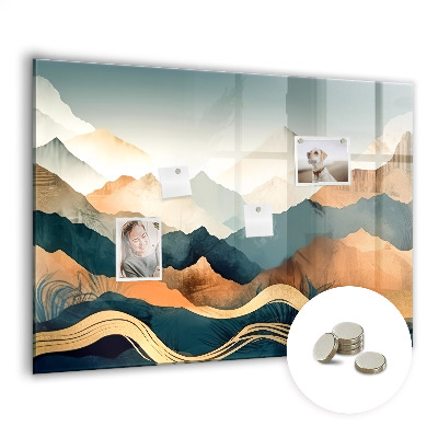 Tableau mural magnétique Paysage de montagne