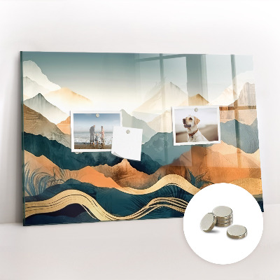 Tableau mural magnétique Paysage de montagne