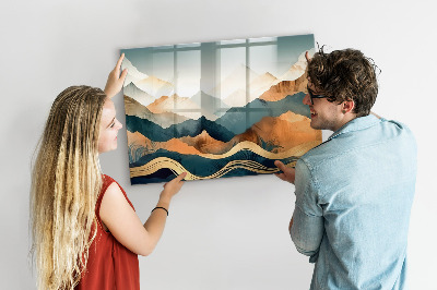 Tableau mural magnétique Paysage de montagne