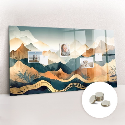 Tableau mural magnétique Paysage de montagne