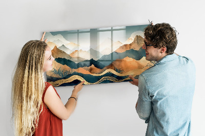 Tableau mural magnétique Paysage de montagne