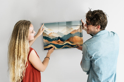 Tableau mural magnétique Paysage de montagne
