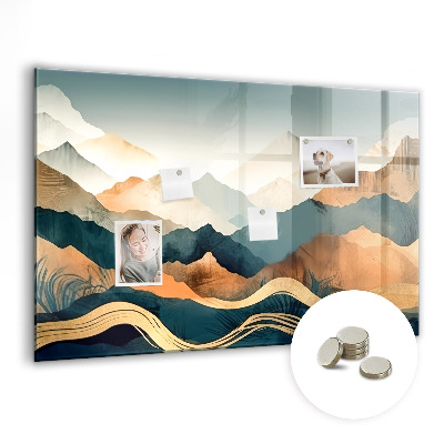 Tableau mural magnétique Paysage de montagne