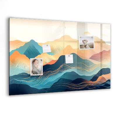 Tableau aimanté horizontal Paysage de montagne