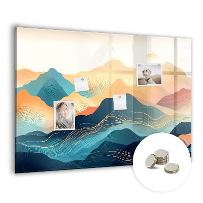 Tableau aimanté horizontal Paysage de montagne