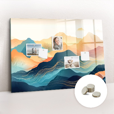 Tableau aimanté horizontal Paysage de montagne