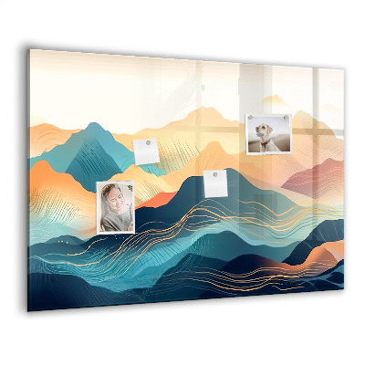 Tableau aimanté horizontal Paysage de montagne