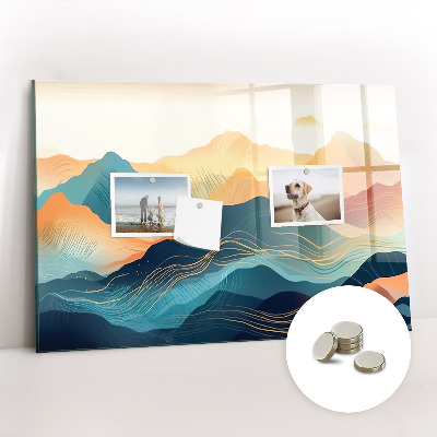 Tableau aimanté horizontal Paysage de montagne