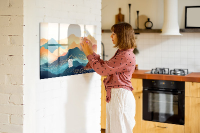 Tableau aimanté horizontal Paysage de montagne