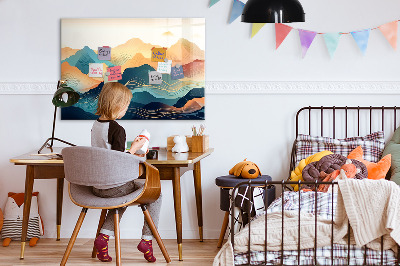 Tableau aimanté horizontal Paysage de montagne