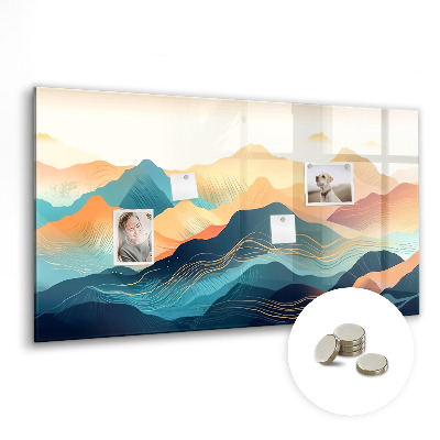 Tableau aimanté horizontal Paysage de montagne