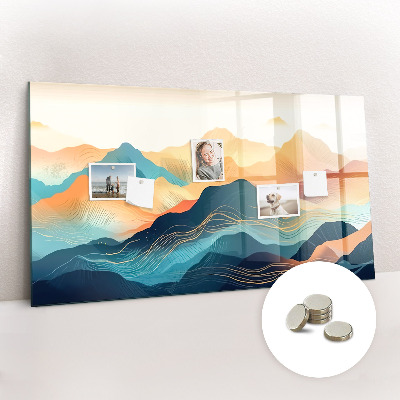 Tableau aimanté horizontal Paysage de montagne