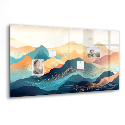 Tableau aimanté horizontal Paysage de montagne