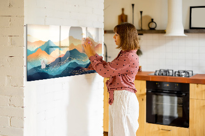 Tableau aimanté horizontal Paysage de montagne