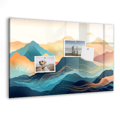 Tableau aimanté horizontal Paysage de montagne