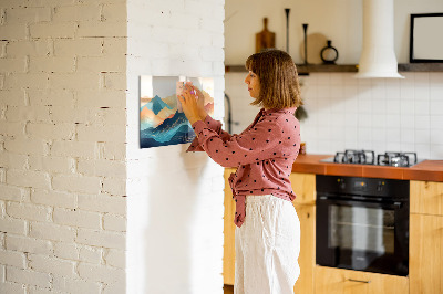 Tableau aimanté horizontal Paysage de montagne