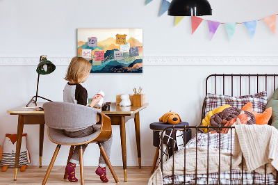 Tableau aimanté horizontal Paysage de montagne