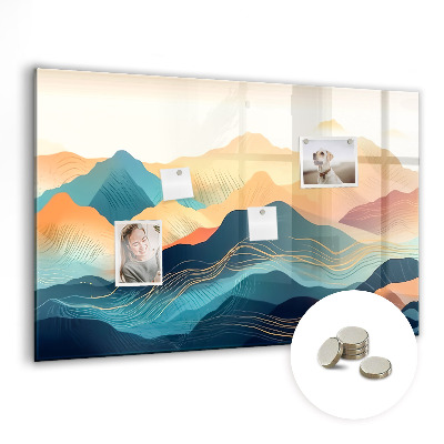 Tableau aimanté horizontal Paysage de montagne