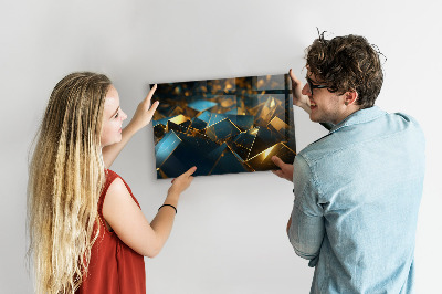 Tableau mural magnétique Abstraction décorative