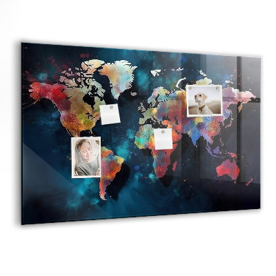 Tableau magnétique enfant Carte abstraite