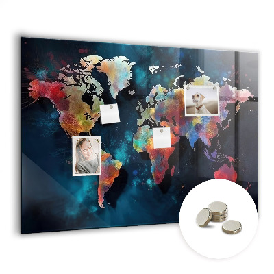 Tableau magnétique enfant Carte abstraite