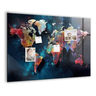 Tableau magnétique enfant Carte abstraite
