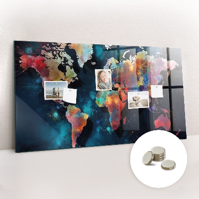 Tableau magnétique enfant Carte abstraite