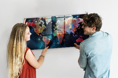 Tableau magnétique enfant Carte abstraite