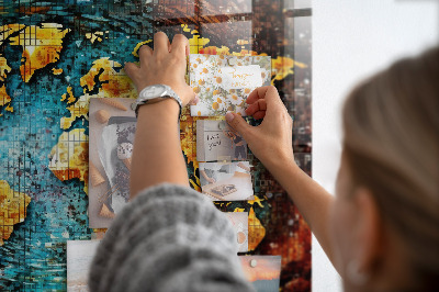 Tableau mural magnétique Un monde de chaos