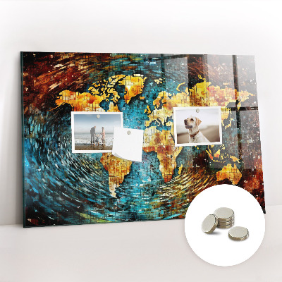 Tableau mural magnétique Un monde de chaos