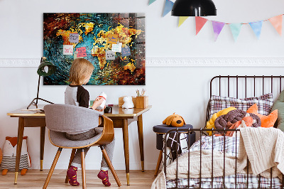 Tableau mural magnétique Un monde de chaos