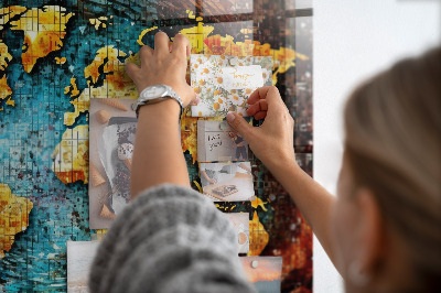 Tableau mural magnétique Un monde de chaos