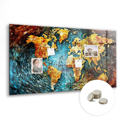 Tableau mural magnétique Un monde de chaos