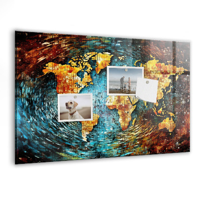 Tableau mural magnétique Un monde de chaos