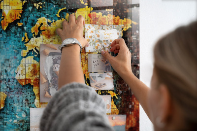 Tableau mural magnétique Un monde de chaos