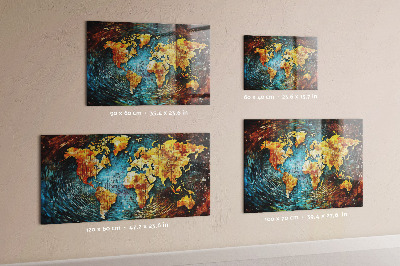 Tableau mural magnétique Un monde de chaos