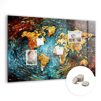 Tableau mural magnétique Un monde de chaos