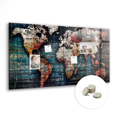 Tableau magnétique enfant Carte linéaire