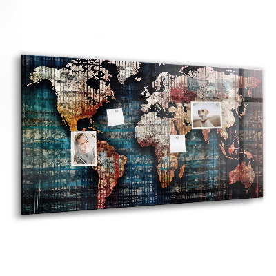 Tableau magnétique enfant Carte linéaire