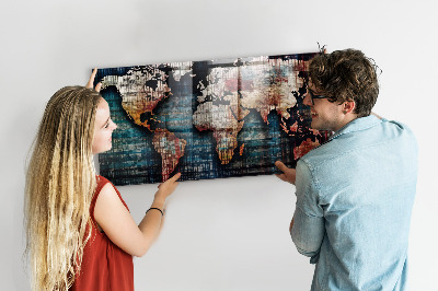 Tableau magnétique enfant Carte linéaire