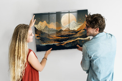Tableau aimanté horizontal Paysage abstrait